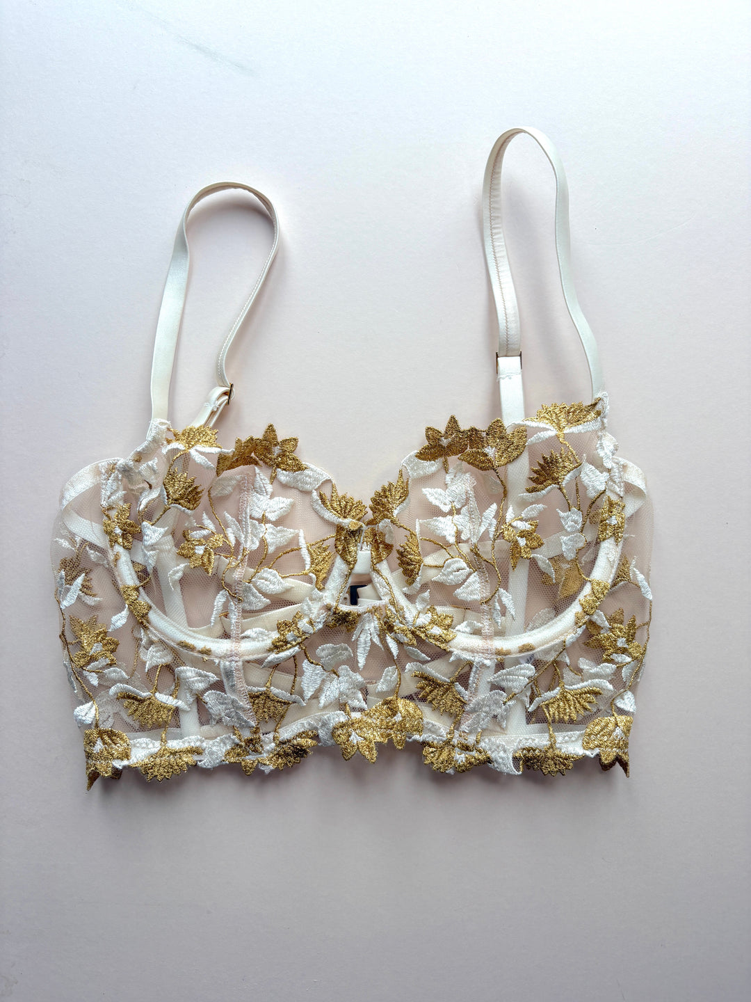 Soraya Ivory Longline Bra (old style) sample - size 2
