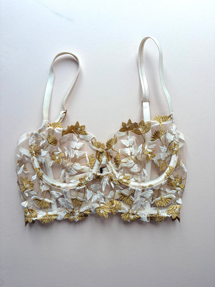 Soraya Ivory Longline Bra (old style) sample - size 2