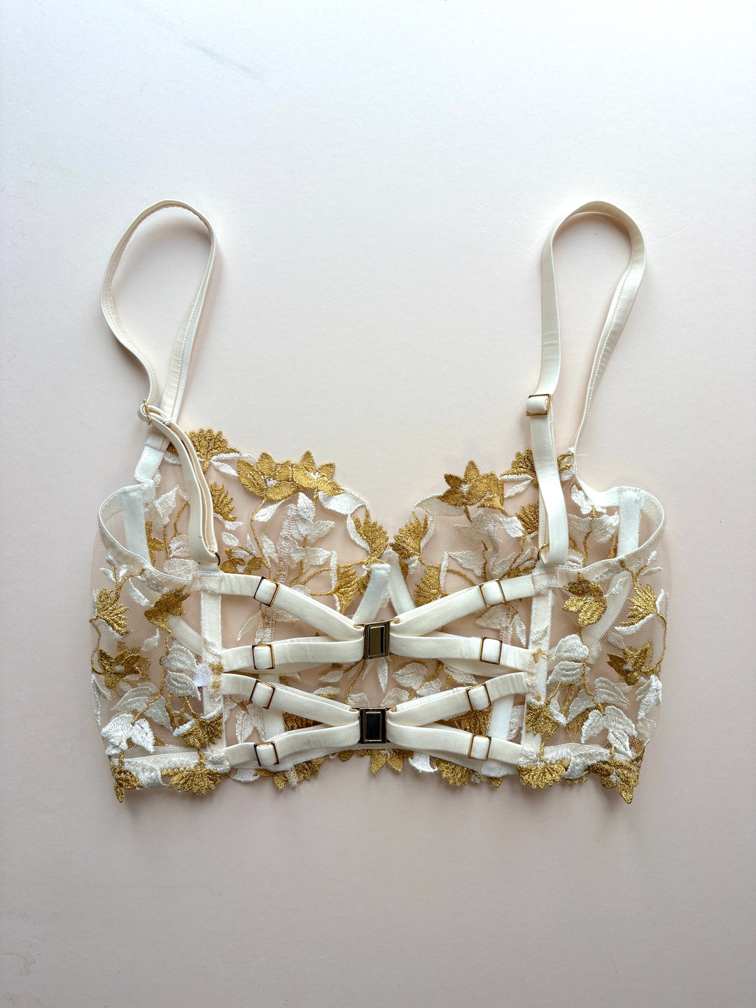 Soraya Ivory Longline Bra (old style) sample - size 2