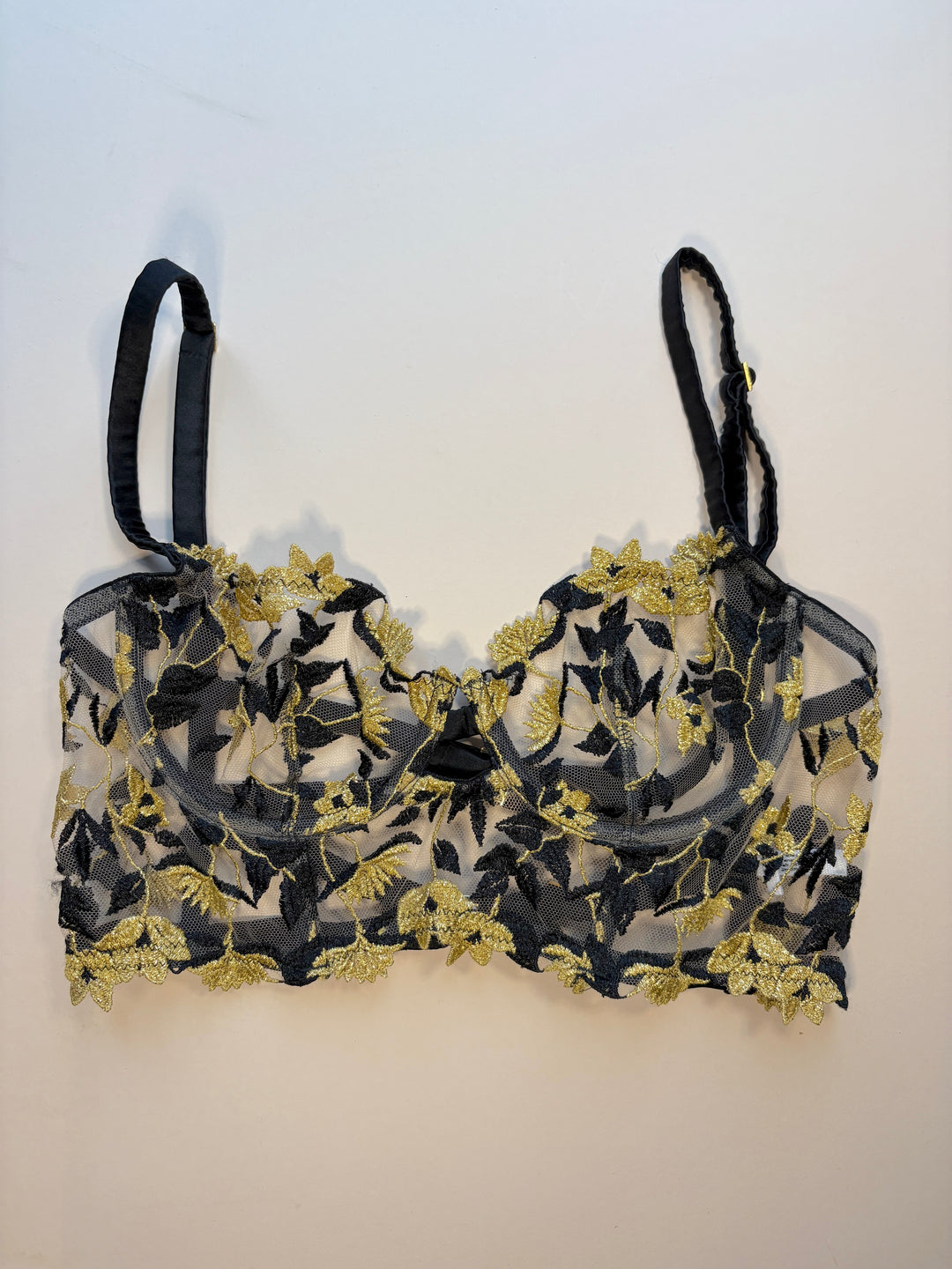 Soraya Jet Longline Bra (old style) sample - size 2