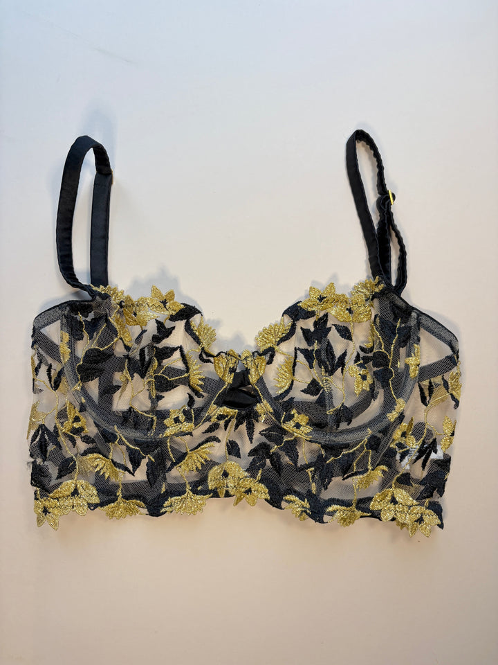 Soraya Jet Longline Bra (old style) sample - size 2