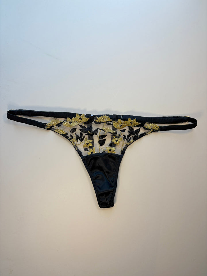 Soraya Jet Strap Thong sample - size M