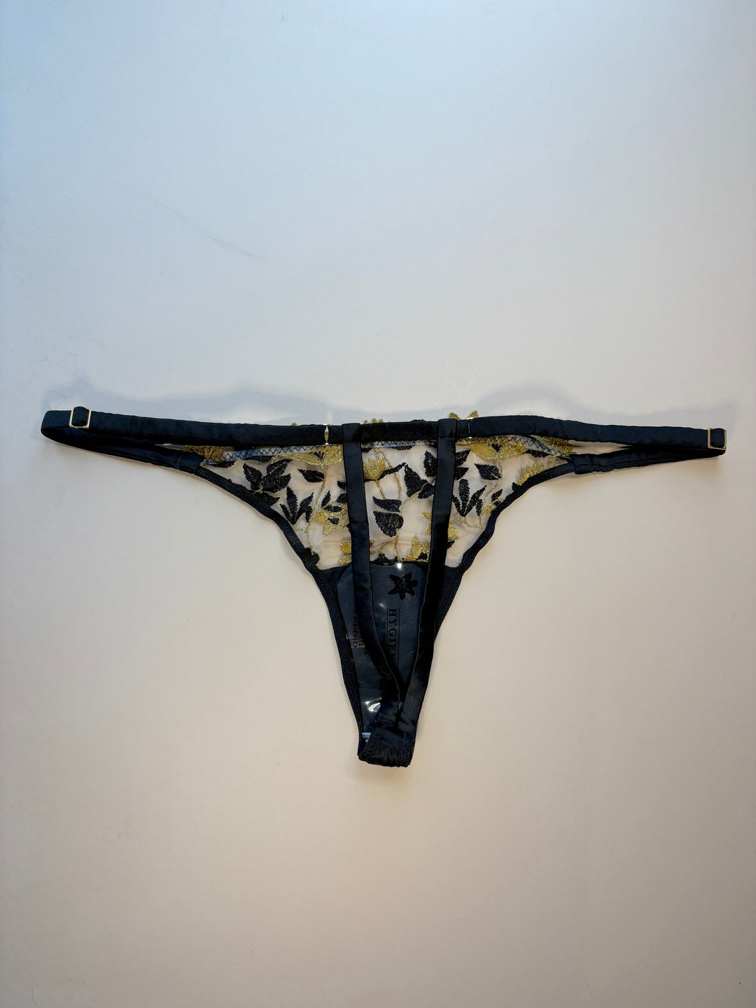 Soraya Jet Strap Thong sample - size M