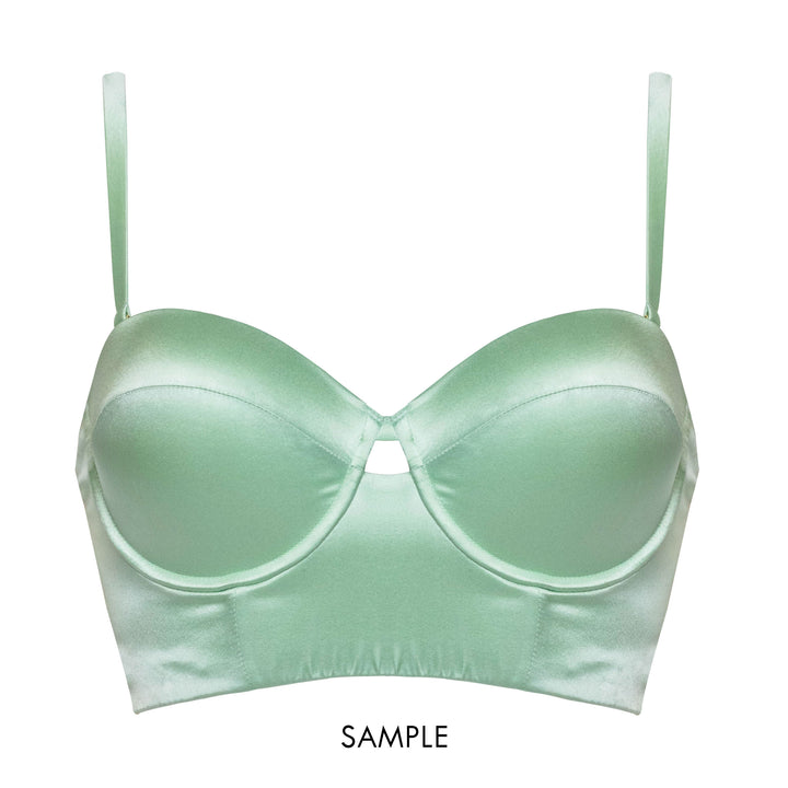 Petra Sage Longline Bra Sample - 3