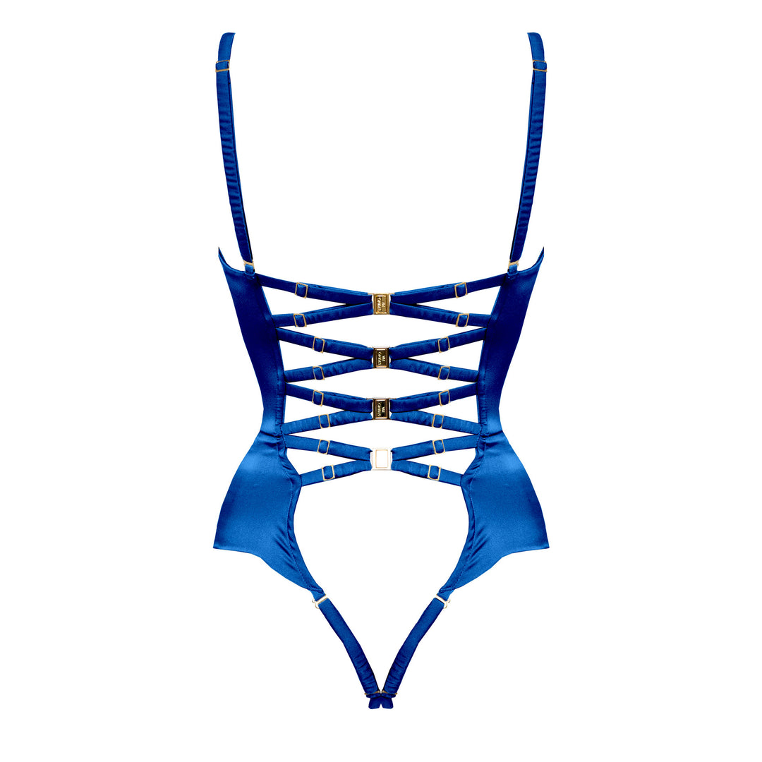 Petra Cobalt Bodysuit Sample - 2 & 3