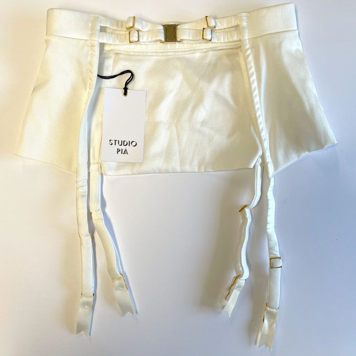 Petra Ivory Longline Suspender Faulty - XS