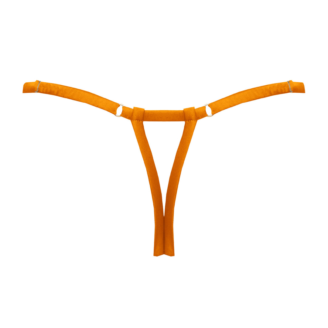 Petra Amber Strap Thong Sample - XS