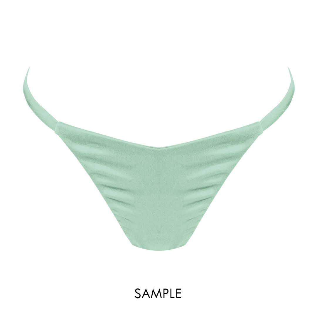 Petra Sage Strap Thong Sample - S