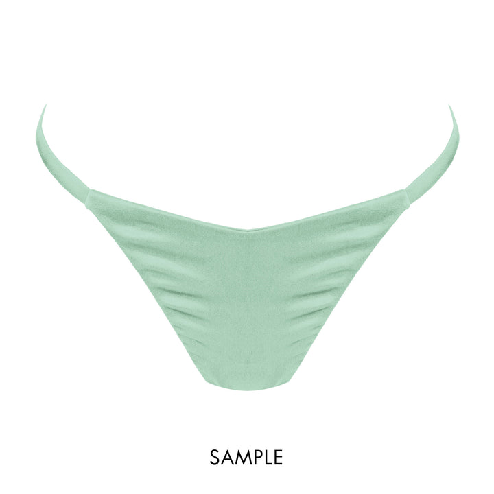 Petra Sage Strap Thong Sample - S