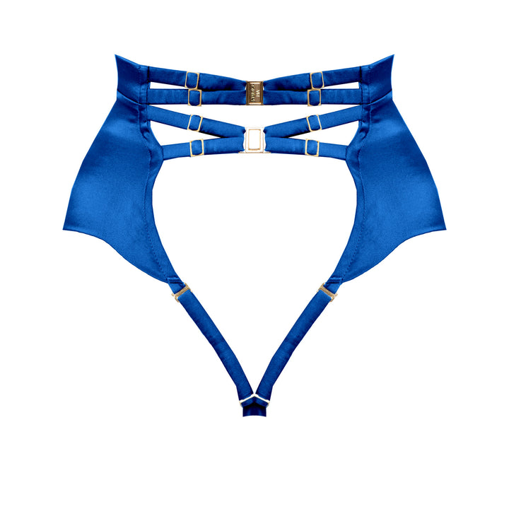 Petra Cobalt Waist Thong Sample - XS & S