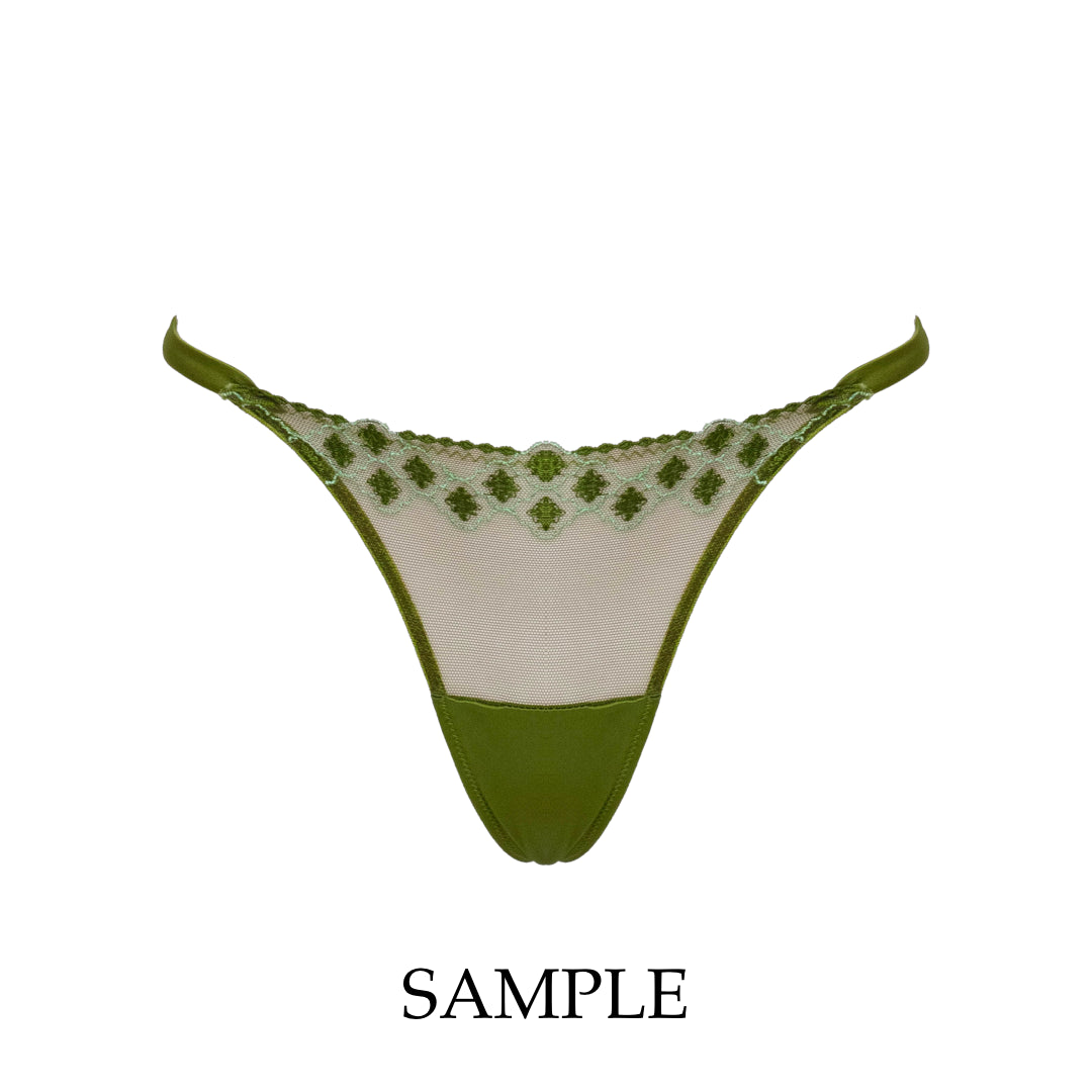 Mounia Strap Thong Sample - XS & S