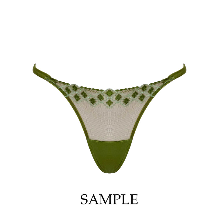 Mounia Strap Thong Sample - XS & S