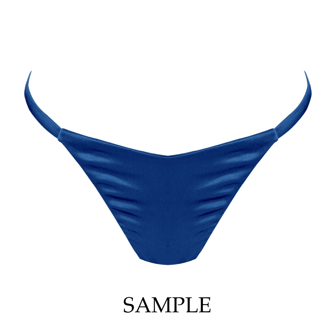 Petra Cobalt Strap Thong - XS