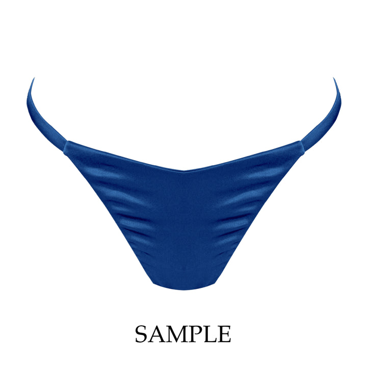 Petra Cobalt Strap Knicker Sample - XS & S