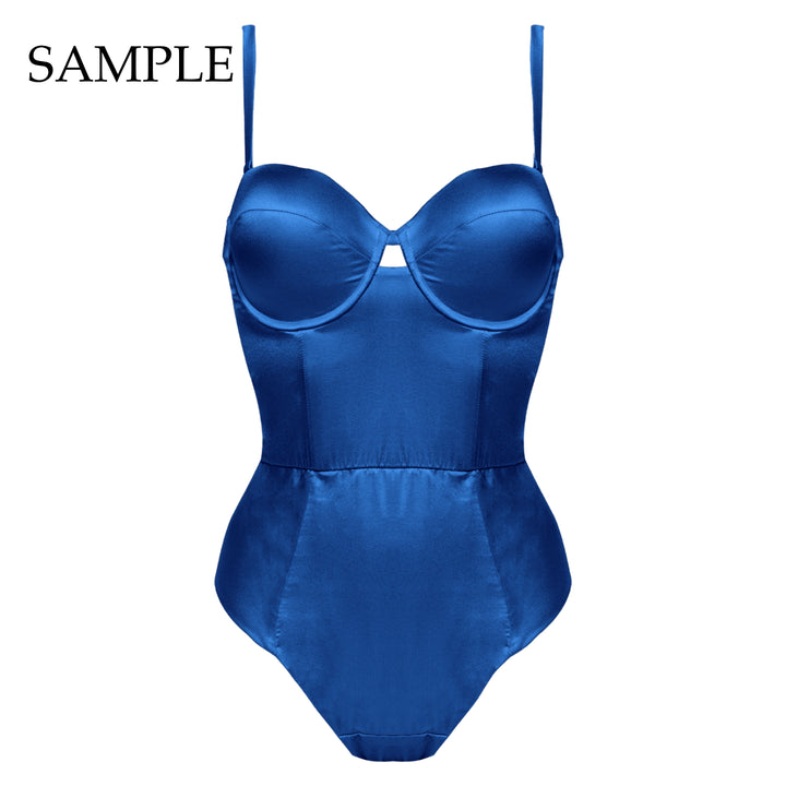 Petra Cobalt Bodysuit Sample - 2 & 3