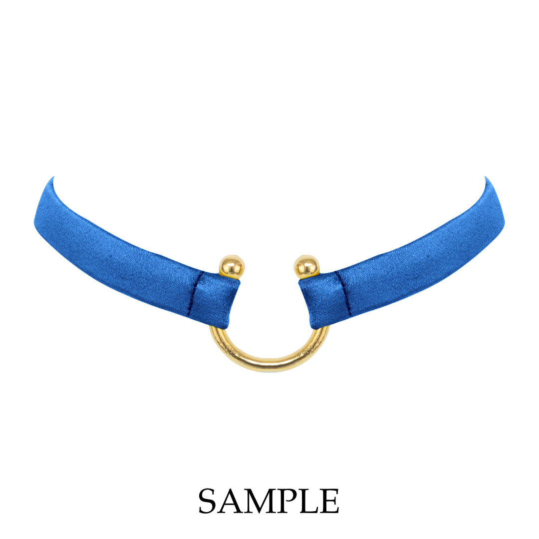 Clea Cobalt Collar Sample - O/S