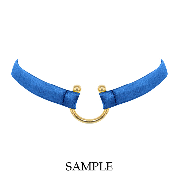 Clea Cobalt Collar Sample - O/S