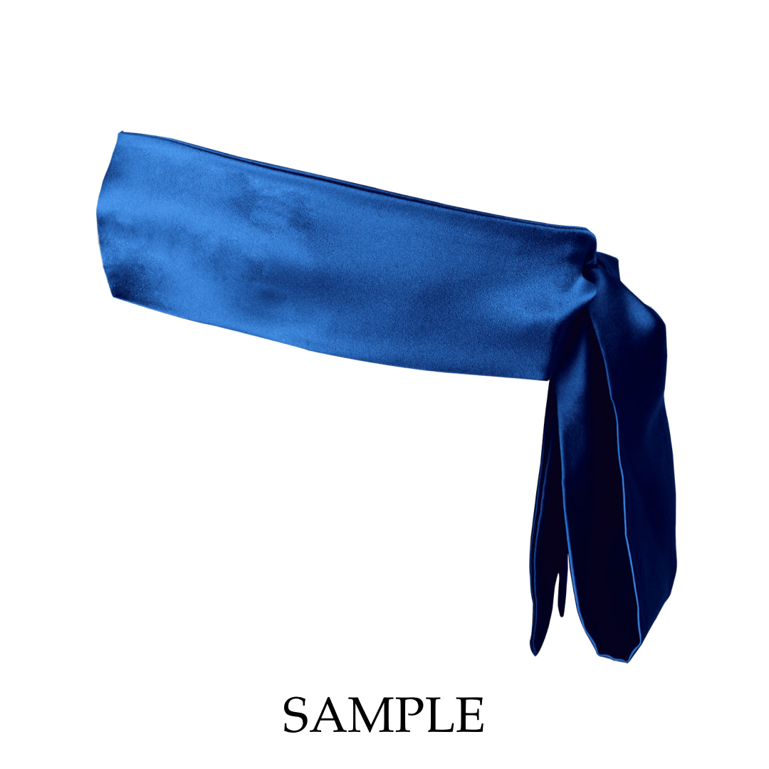 Aiya Cobalt Silk Tie Sample - O/S