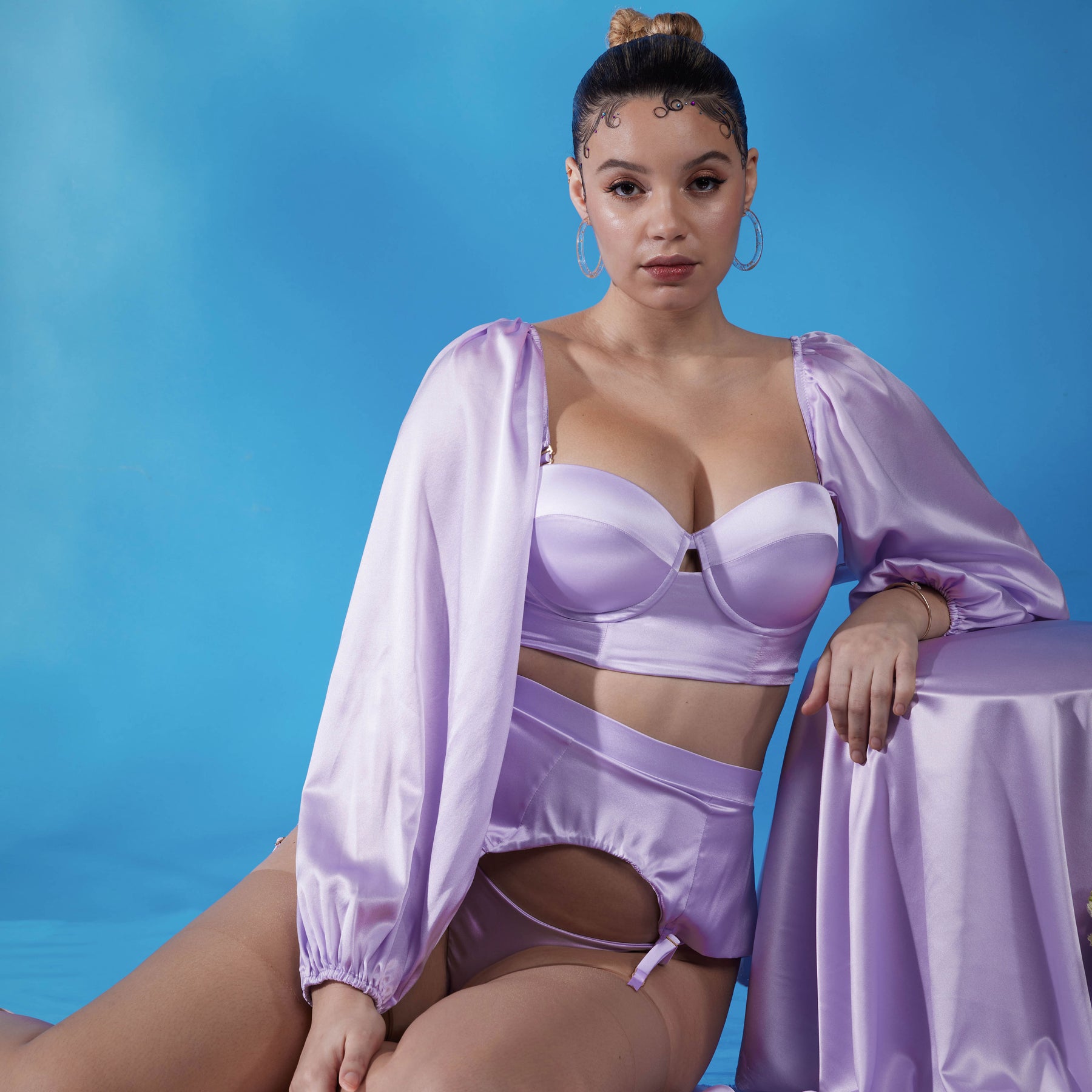 Petra Lilac Soft Cup Bralette - Studio Pia Luxury Ethical Bras