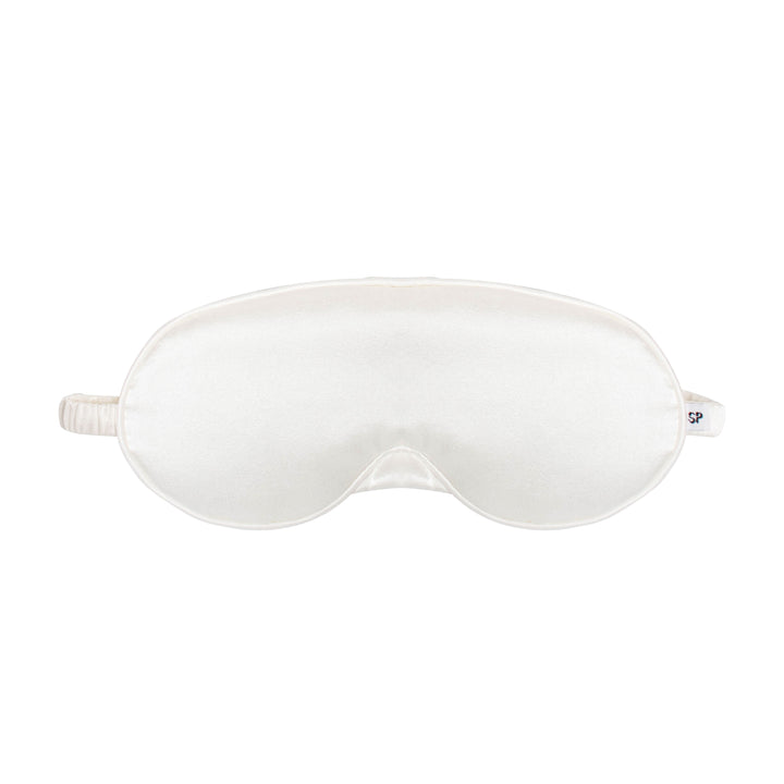 Studio Pia Aiya organic peace silk eye mask | Ivory