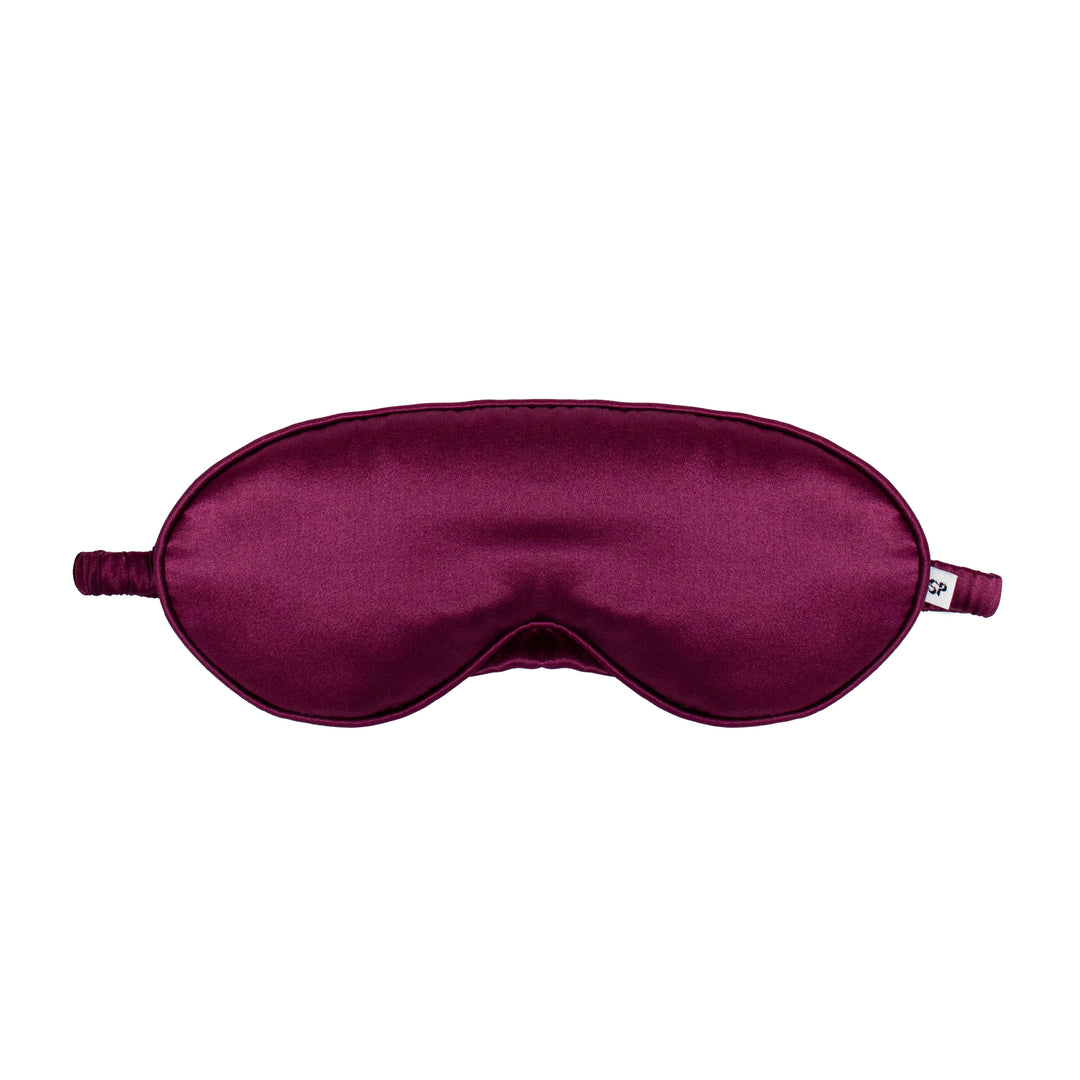 Mulberry purple cruelty-free organic peace silk eye mask