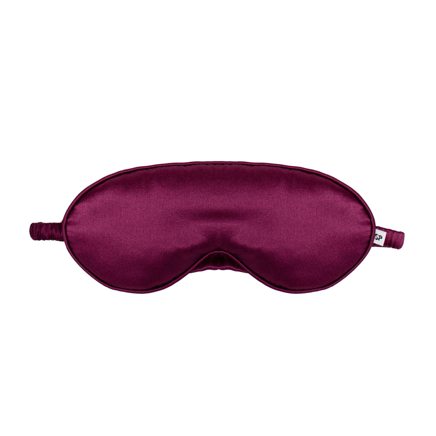Mulberry purple cruelty-free organic peace silk eye mask