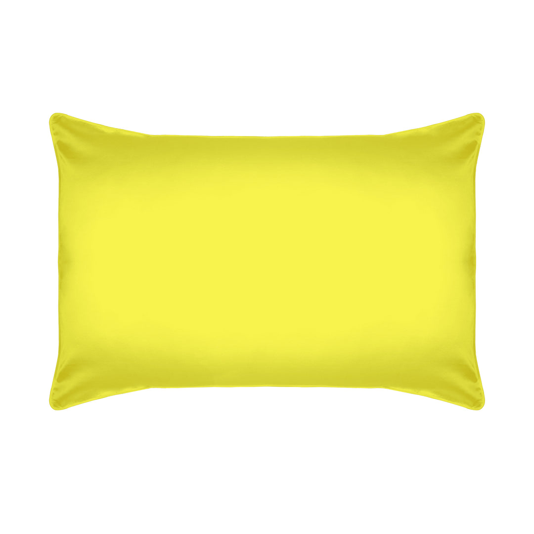 Studio Pia Aiya organic peace silk pillowcase | Chartreuse