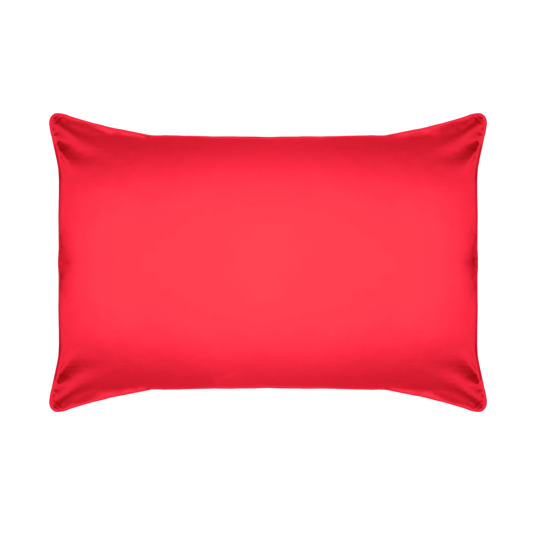 Studio Pia Aiya organic peace silk pillowcase | Scarlet Red