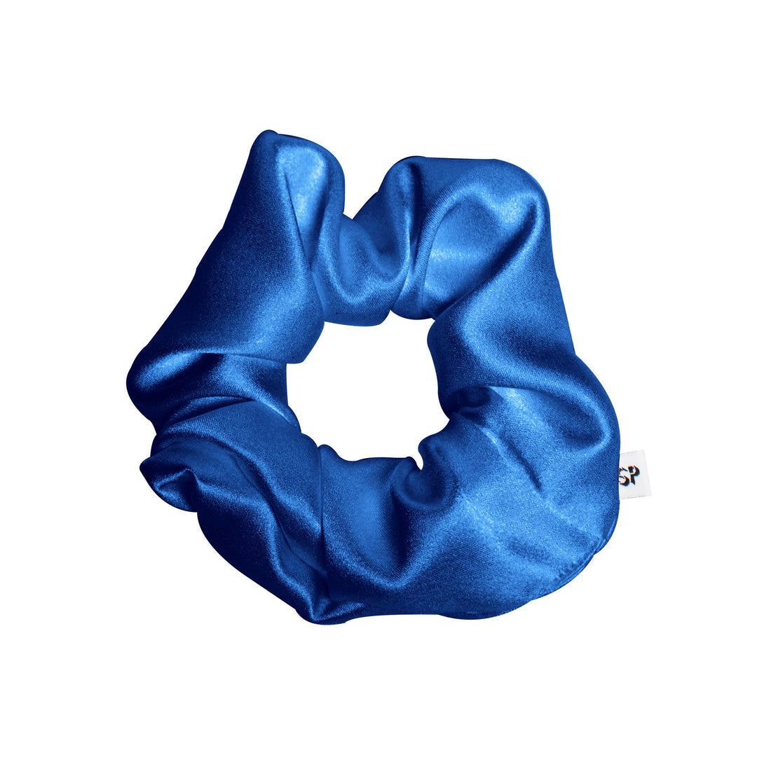 Studio Pia Aiya organic peace silk scrunchie | Cobalt Blue