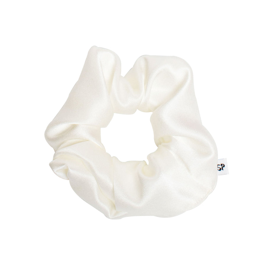 Studio Pia Aiya organic peace silk scrunchie | Ivory