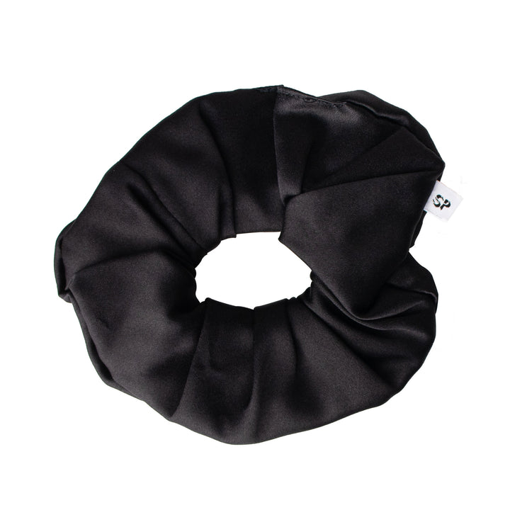 Studio Pia Aiya organic peace silk scrunchie | Jet Black