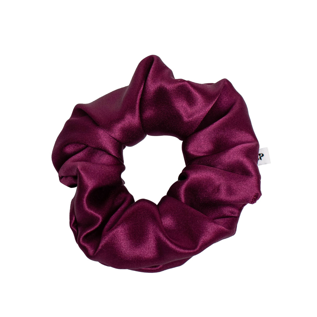 Studio Pia Aiya organic peace silk scrunchie | Mulberry Purple