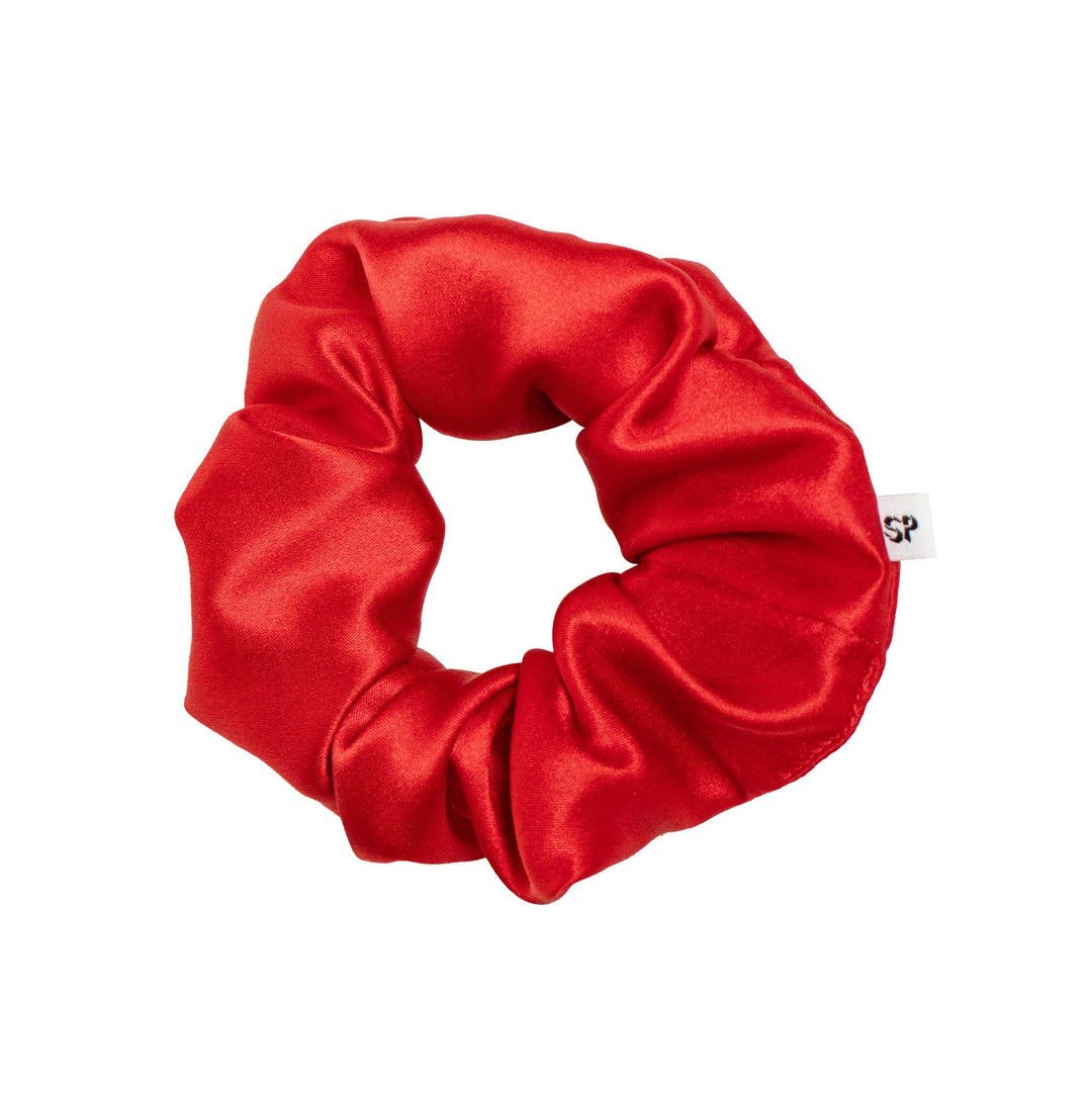 Studio Pia Aiya organic peace silk scrunchie | Scarlet Red