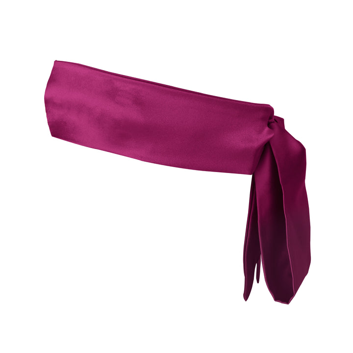 Studio Pia Aiya organic peace silk blindfold tie | Mulberry Purple