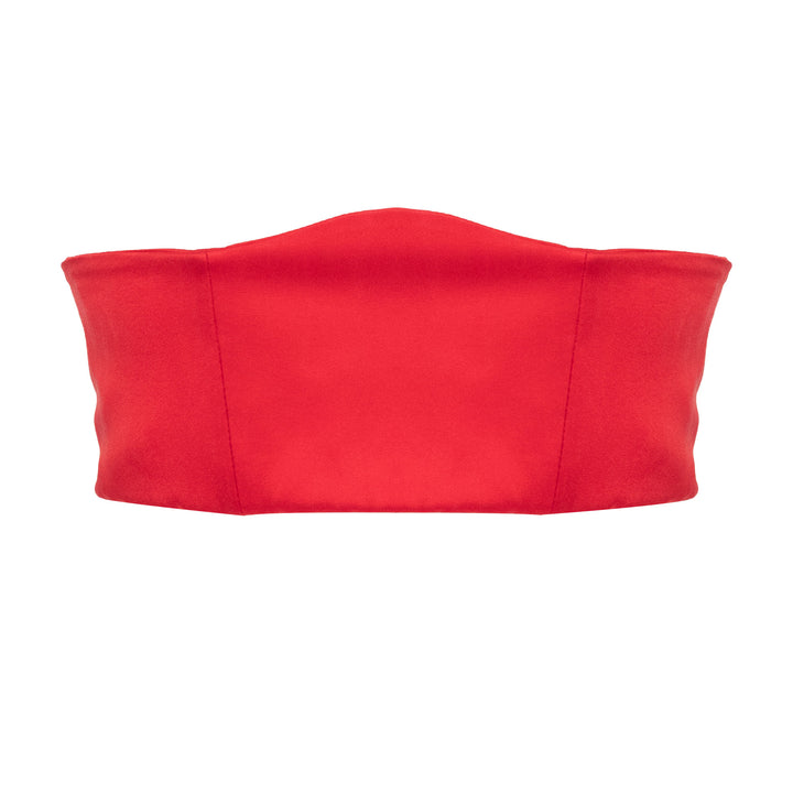 Studio Pia Aiya organic peace silk waspie | Scarlet Red