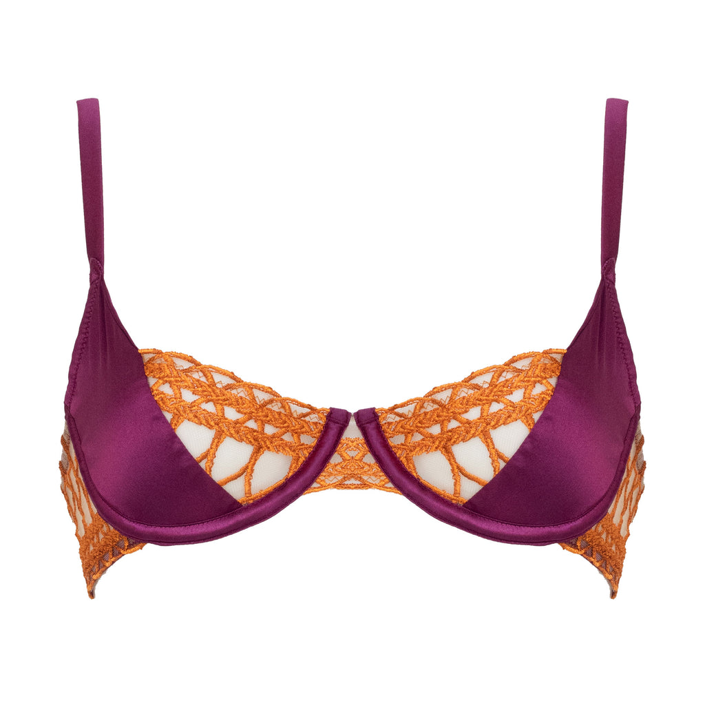 Mulberry Purple Lingerie Studio Pia Luxury Ethical Lingerie