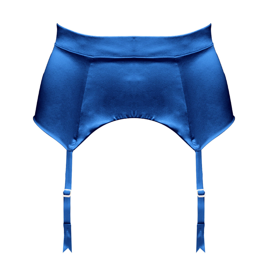 Studio Pia Petra organic peace silk longline suspender | Cobalt blue