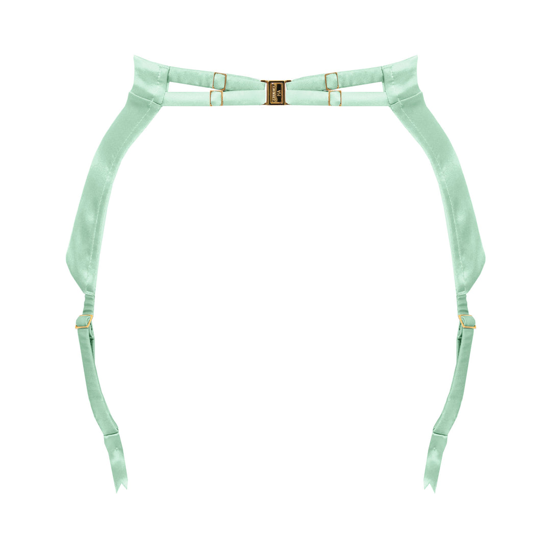 Studio Pia Petra organic peace silk longline suspender | Sage Green