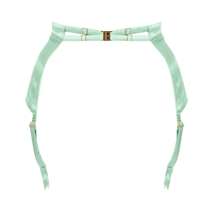 Studio Pia Petra organic peace silk longline suspender | Sage Green