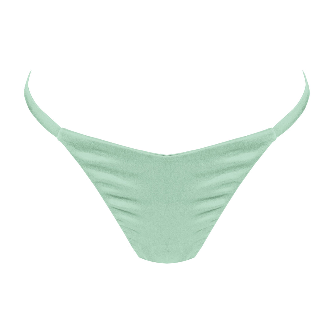 Studio Pia Petra organic peace silk strap thong | Sage Green