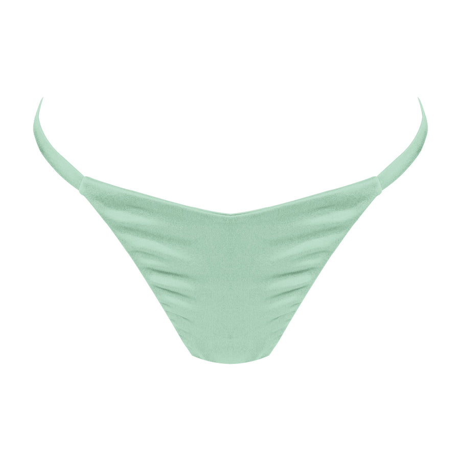 Studio Pia Petra organic peace silk strap thong | Sage Green