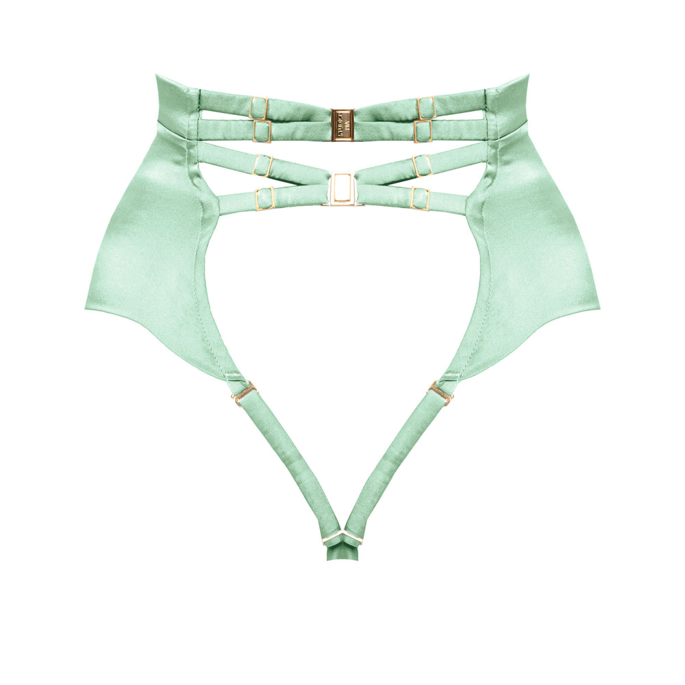  Studio Pia Petra organic peace silk high waist thong | Sage