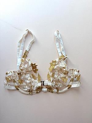 Soraya Ivory Plunge Bra sample - size 3 – view 3