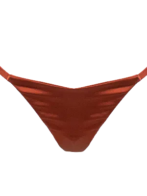 Petra Garnet Strap Thong – view 2