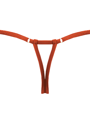 Petra Garnet Strap Thong – view 4