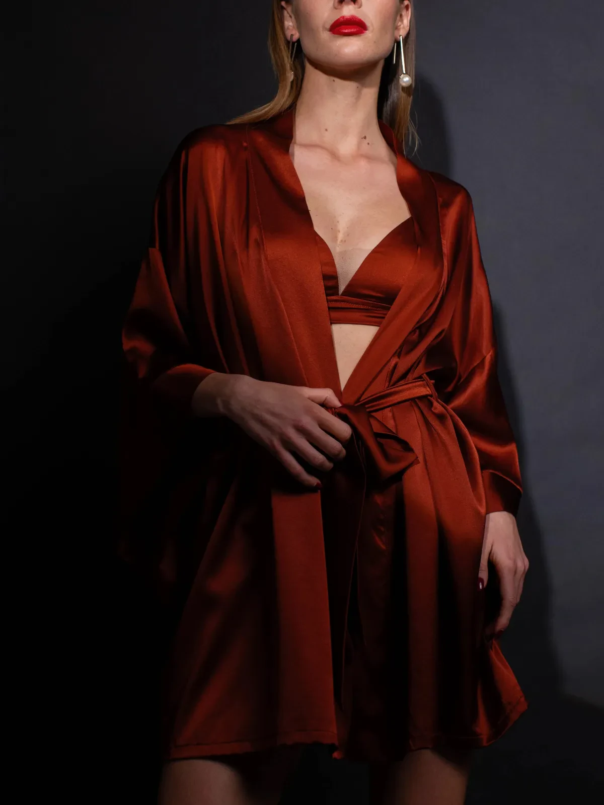 Petra Garnet Robe