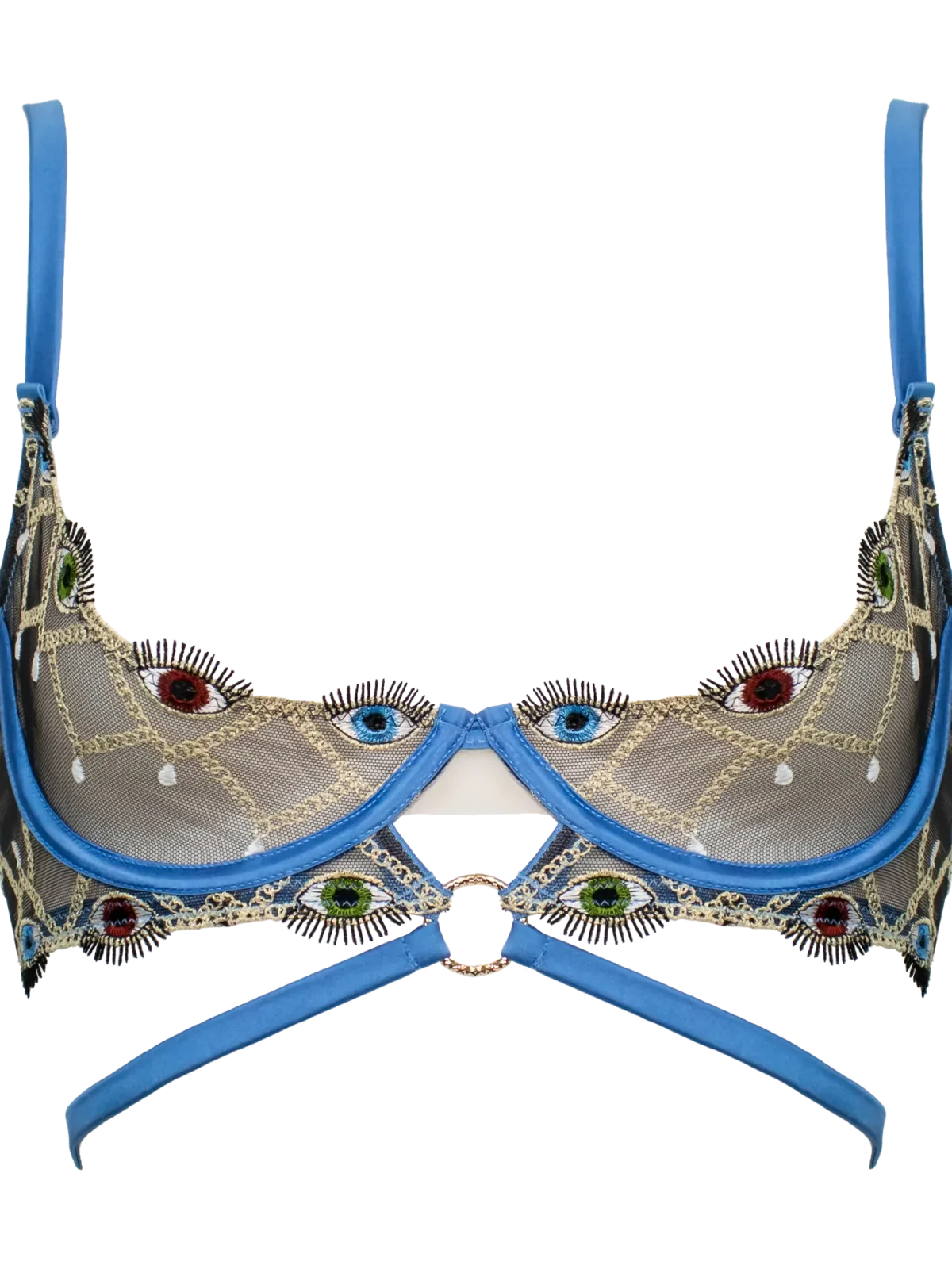 Leonora Harness Quarter Cup Bra – view 2