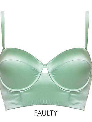 Petra Sage Longline Bra Faulty - 5