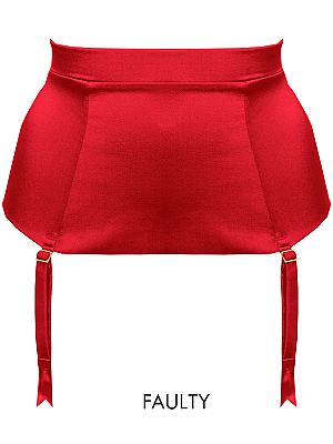 Petra Scarlet Longline Suspender Faulty - XS