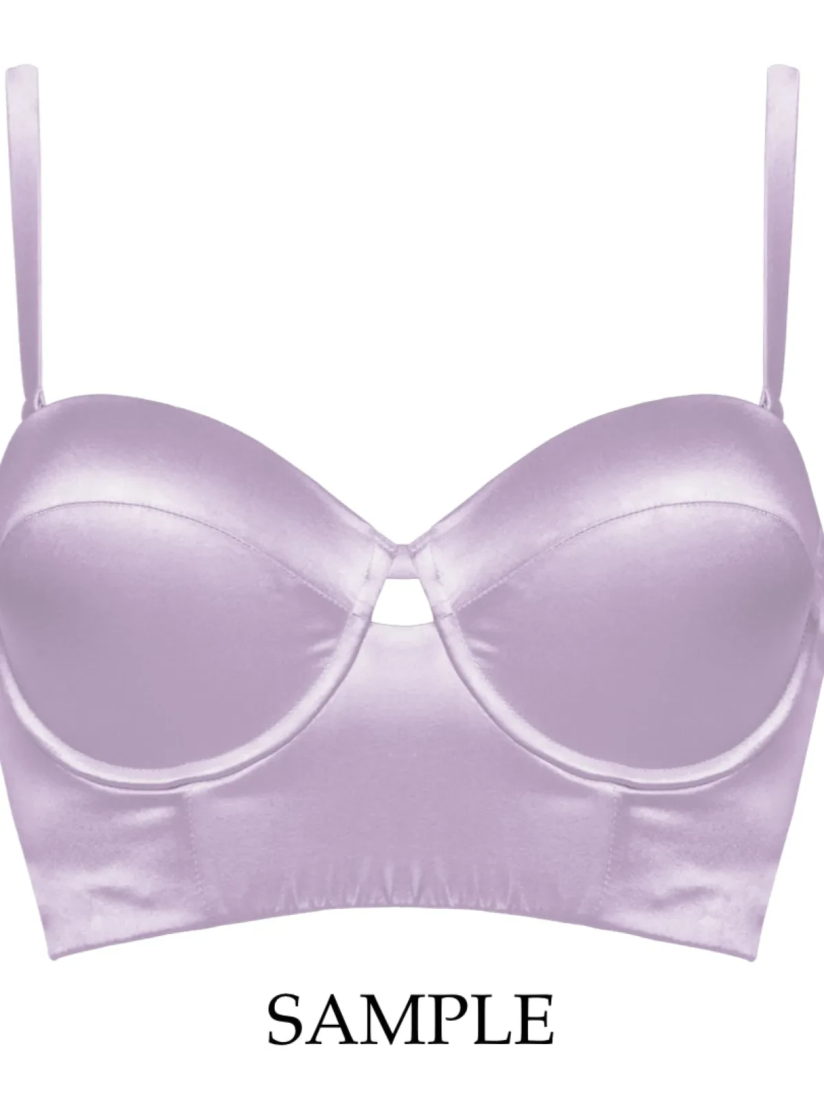 Petra Lilac Longline Bra Sample - 9